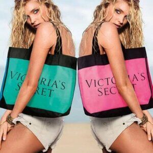 Victoria’s Secret | Color-Block Tote Bag | Blue, Green